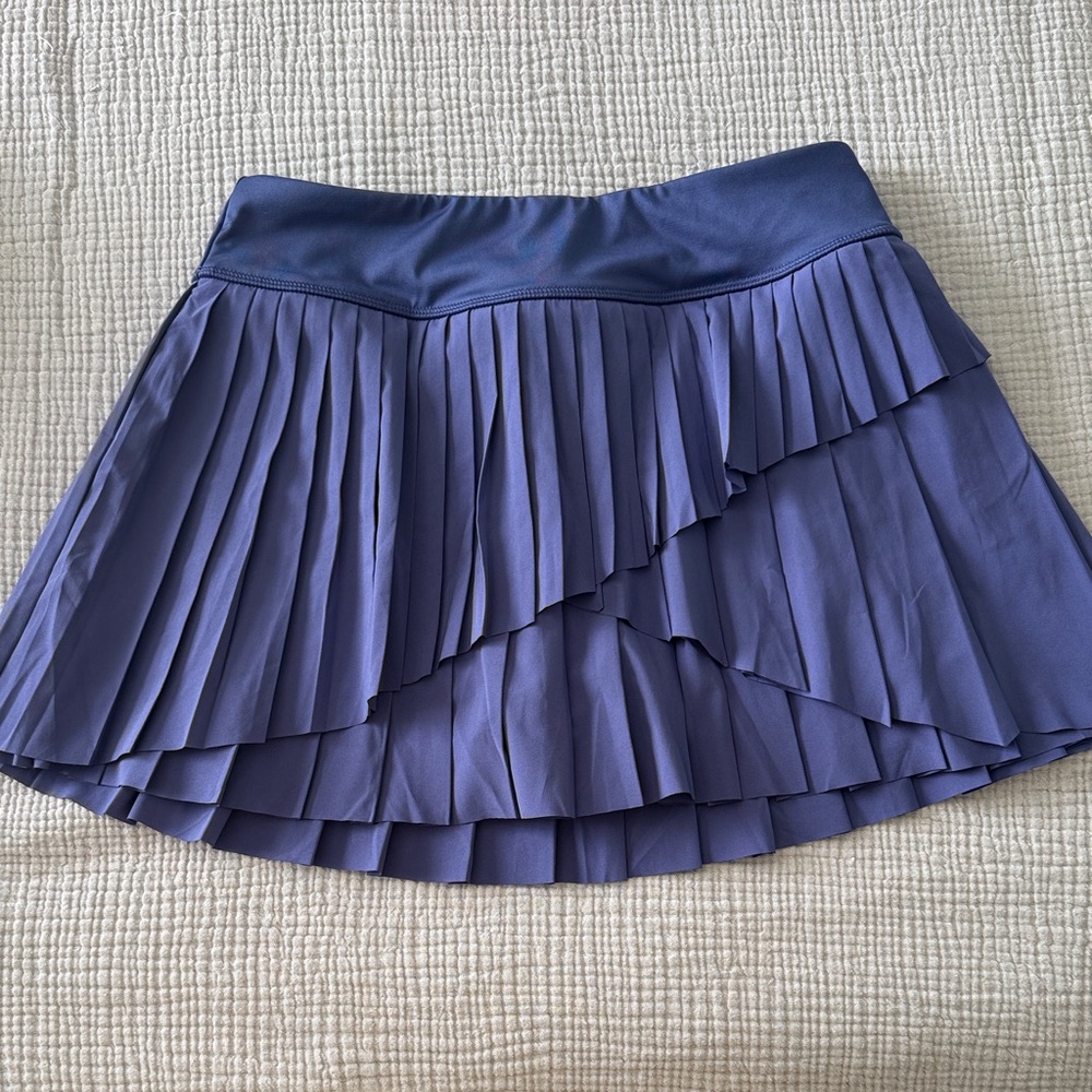 FILA Pleated Tiered Purple Women's Tennis Skirt - XS